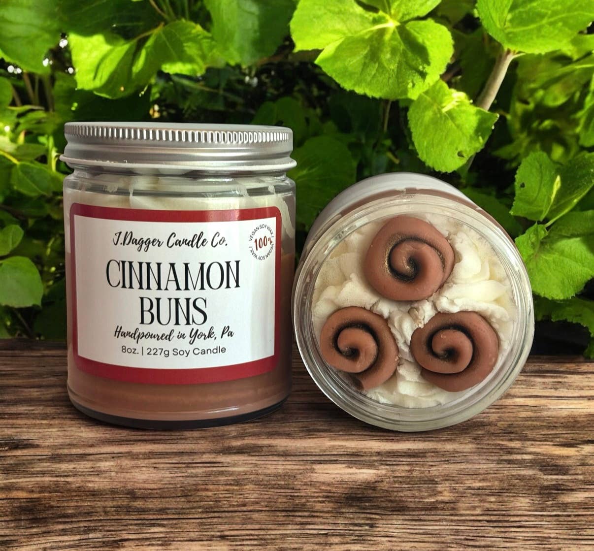 8oz. Cinnamon Buns Dessert Soy Candle