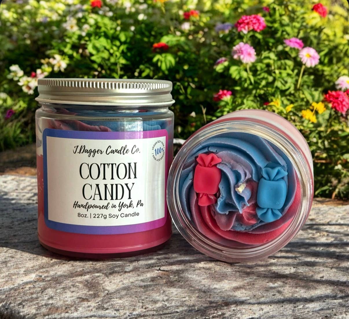 8oz. Cotton Candy Soy Dessert Candle